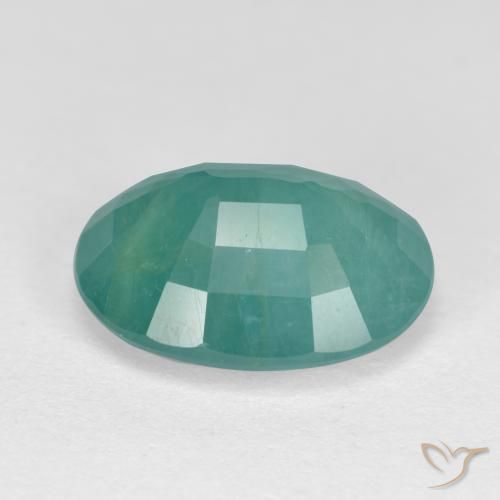 Grandidiérite Turquoise naturelle ovale, 4.31 ct, SI