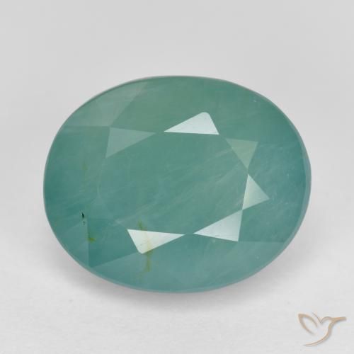 4.83ct Naturel Ton vert et bleu Grandidierite, ovale, SI