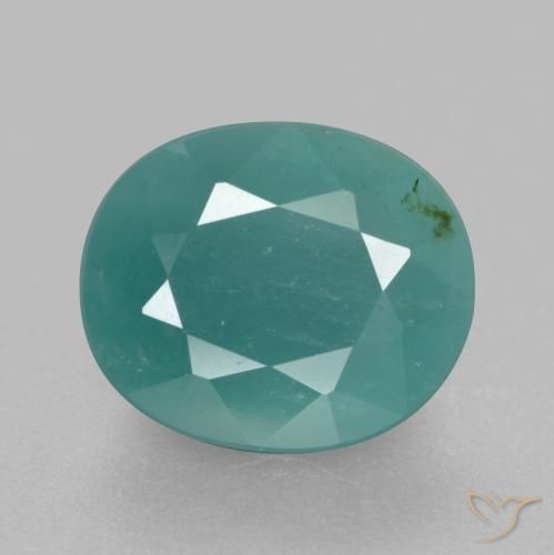 4.21ct Naturel Turquoise Grandidierite, ovale, SI