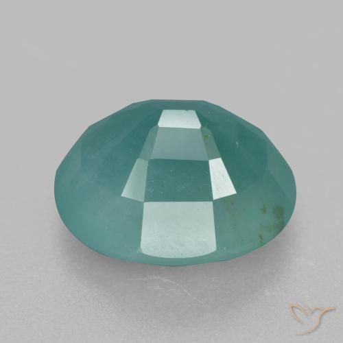 Grandidiérite Turquoise naturelle ovale, 4.21 ct, SI