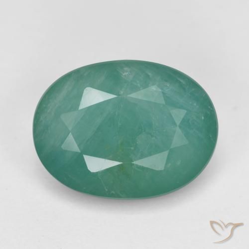 3.56ct Naturel Ton vert et bleu Grandidierite, ovale, SI