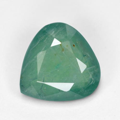 Grandidiérite vert bleuâtre naturelle en forme de poire, 2,13 ct, SI
