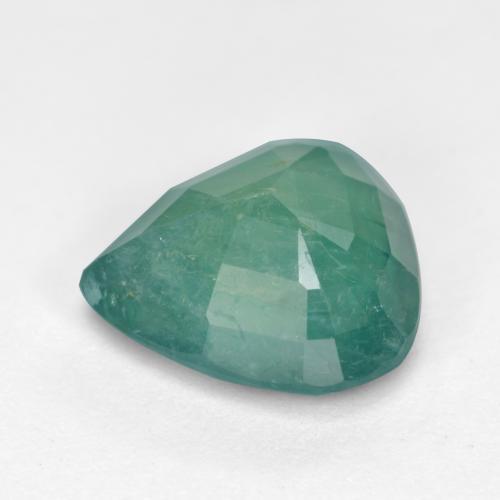 Grandidiérite vert bleuâtre naturelle en forme de poire, 2,13 ct, SI