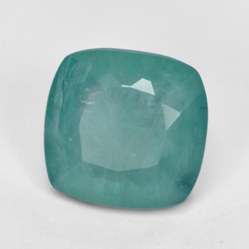 Grandidiérite turquoise naturelle coupe coussin, 2,24 ct, SI