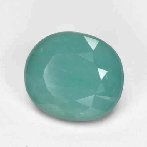 Grandidiérite Bleu verdâtre naturelle Coupe ovale, 1.64 ct, SI