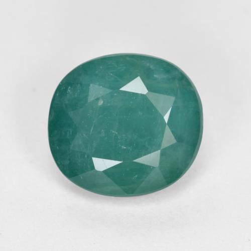 Grandidiérite bleu verdâtre naturelle coupe ovale, 1,56 ct, VS-SI