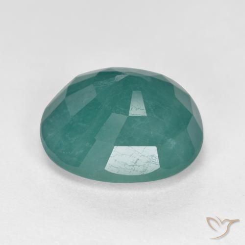 Grandidiérite Turquoise naturelle ovale, 4.28 ct, VS-SI