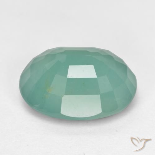 Grandidiérite Vert bleuté moyen naturelle ovale, 3.04 ct, SI