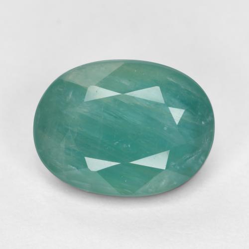 Grandidiérite Vert bleuâtre naturelle Coupe ovale, 2.10 ct, SI