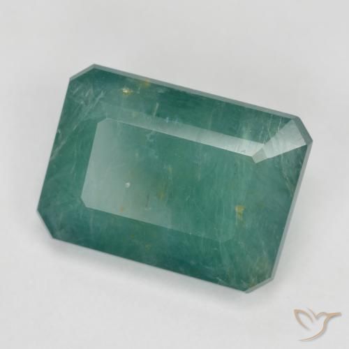 Grandidiérite Vert bleu naturelle Octogone / coupe Émeraude, 3.70 ct, SI