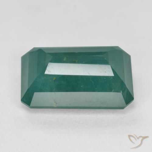 Grandidiérite Vert bleu naturelle Octogone / coupe Émeraude, 3.70 ct, SI