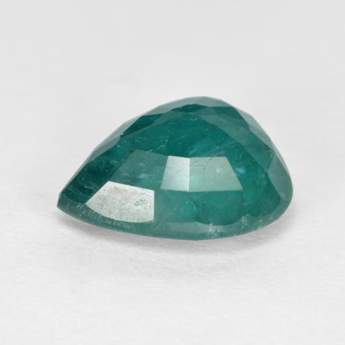 Grandidiérite Bleu vert foncé naturelle En forme de poire, 1.98 ct, SI