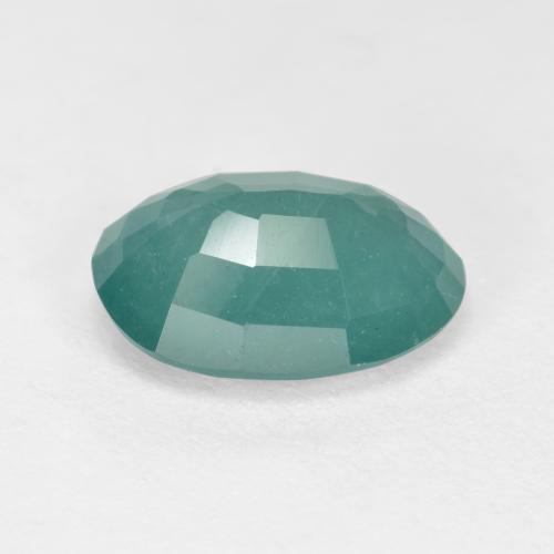 Grandidiérite turquoise naturelle coupe ovale, 1,92 ct, SI