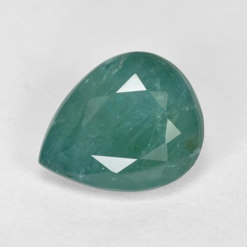 Grandidiérite Bleu verdâtre naturelle En forme de poire, 2.28 ct, SI