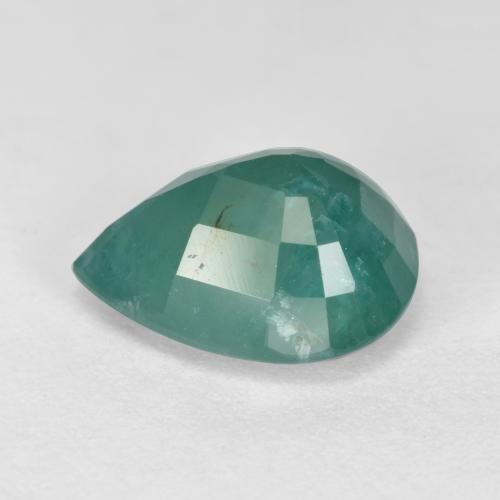 Grandidiérite Bleu verdâtre naturelle En forme de poire, 2.28 ct, SI