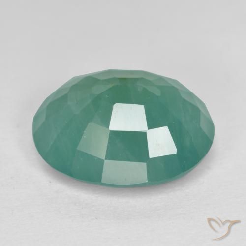 Grandidiérite Bleu vert moyen naturelle ovale, 3.53 ct, SI