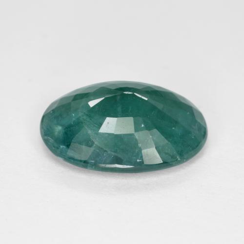 Grandidiérite bleu verdâtre naturelle coupe ovale, 2,53 ct, SI-I1
