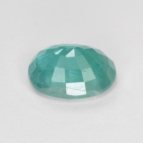 Grandidiérite Bleu vert naturelle Coupe ovale, 1.28 ct, SI-I1