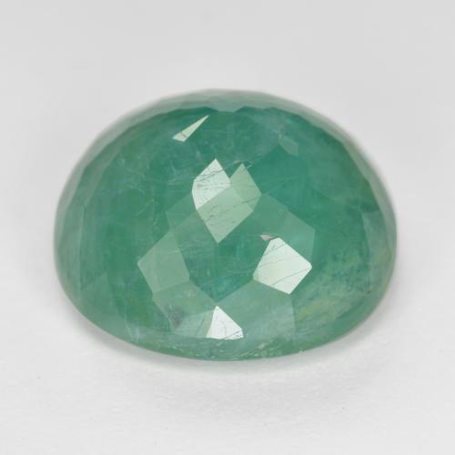 Grandidiérite Vert bleuâtre naturelle Coupe ovale, 7.82 ct, SI-I1