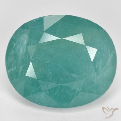 14.98ct Naturel Bleu verdâtre Grandidierite, ovale, SI-I1