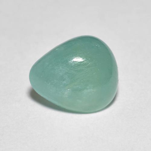 Grandidiérite Vert bleu clair naturelle En forme de poire, 2.09 ct, Translucide