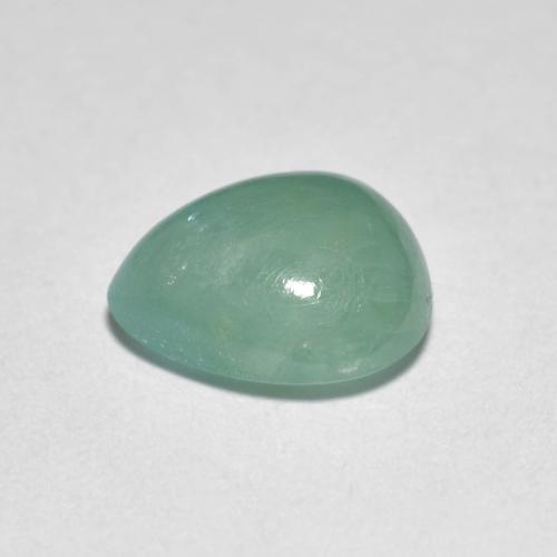 Grandidiérite Vert bleu clair naturelle En forme de poire, 2.09 ct, Translucide