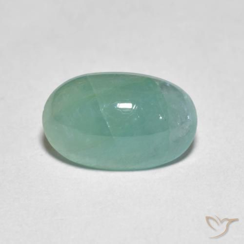 2.53ct Naturel Vert bleu clair Grandidiérite, ovale, Translucide