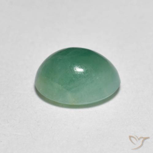 Grandidiérite Vert bleuâtre naturelle ovale, 1.86 ct, Translucide