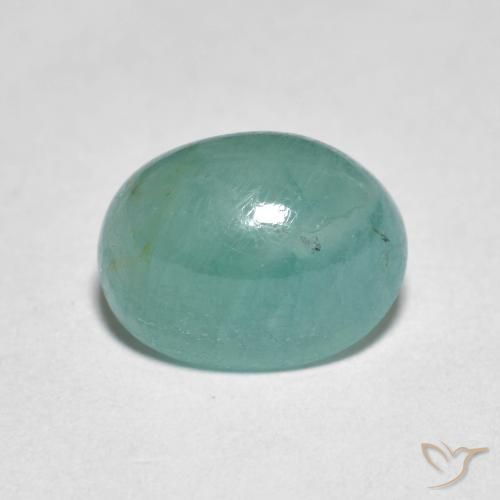 3.09ct Naturel Vert bleu Grandidierite, ovale, Translucide