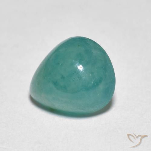 Grandidiérite Turquoise naturelle En forme de poire, 1.49 ct, Translucide