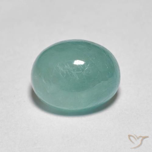 2.55ct Naturel Bleu vert Grandidierite, ovale, Translucide