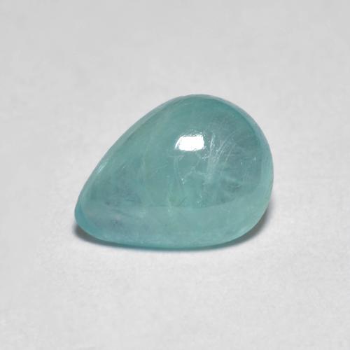 Grandidiérite Vert bleu pâle naturelle En forme de poire, 0.96 ct, Transparent
