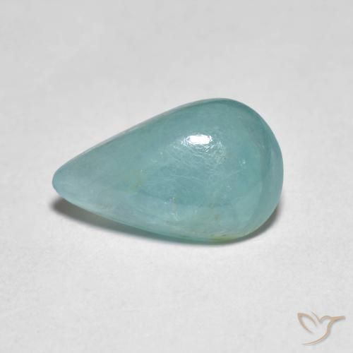 2.76ct Naturel Vert bleu pâle Grandidiérite, En forme de poire, Translucide