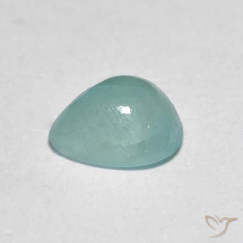 Grandidiérite Bleu électrique naturelle En forme de poire, 0.89 ct, Translucide