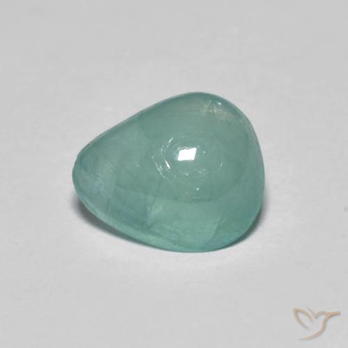 Grandidiérite Bleu verdâtre naturelle En forme de poire, 0.99 ct, Translucide