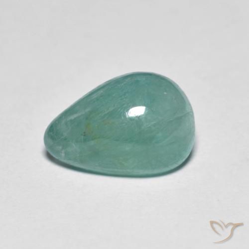 2.25ct Naturel Vert bleu Grandidiérite, En forme de poire, Translucide