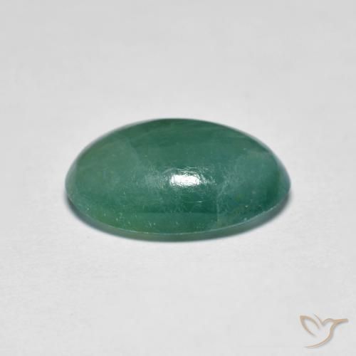 Grandidiérite Bleu verdâtre naturelle ovale, 2.86 ct, Translucide