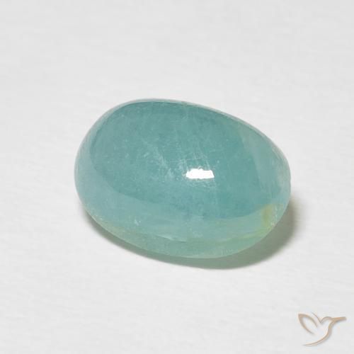 Grandidiérite Turquoise naturelle ovale, 2.75 ct, Translucide