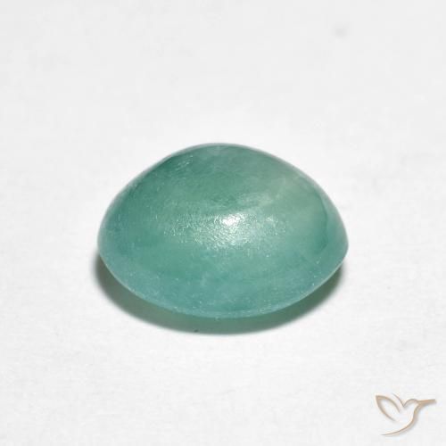 Grandidiérite Vert bleu naturelle ovale, 2.13 ct, Translucide
