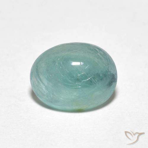 1.96ct Naturel Bleu vert Grandidiérite, ovale, Translucide