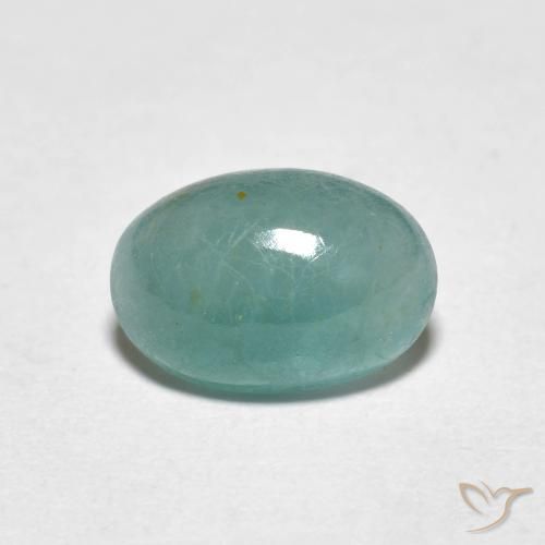 1.64ct Naturel Vert bleu clair Grandidiérite, ovale, Translucide