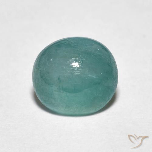 1.21ct Naturel Bleu vert moyen Grandidiérite, ovale, Translucide