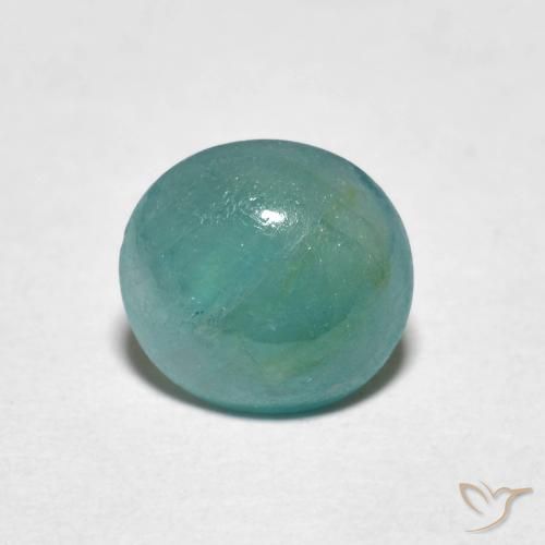 1.09ct Naturel Bleu vert moyen Grandidierite, ovale, Translucide
