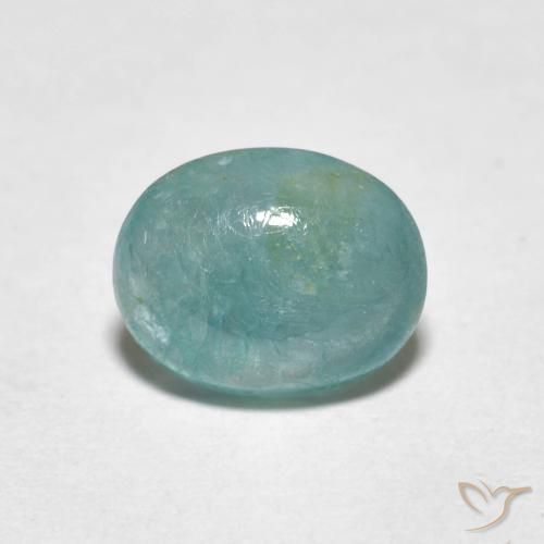 1.40ct Naturel Vert bleu Grandidierite, ovale, Translucide