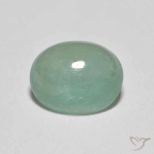 3.37ct Naturel Vert bleu Grandidierite, ovale, Translucide