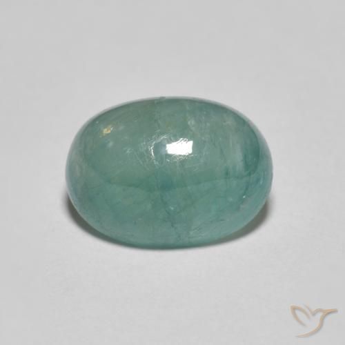2.98ct Naturel Vert clair bleuâtre Grandidiérite, ovale, Translucide
