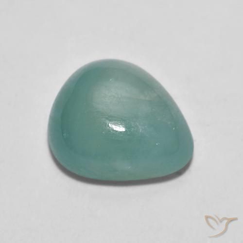 Grandidiérite Vert clair bleuâtre naturelle En forme de poire, 2.09 ct, Translucide