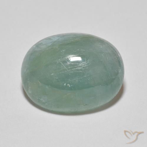 8.65ct Naturel Bleu vert léger Grandidierite, ovale, Translucide