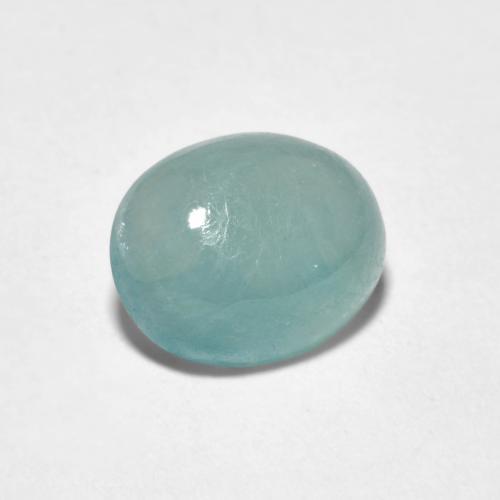 Grandidiérite Pale Sea Foam Green naturelle Coupe ovale, 1.96 ct, Translucide