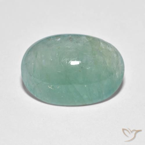 6.34ct Naturel Vert bleuâtre Grandidierite, ovale, Translucide